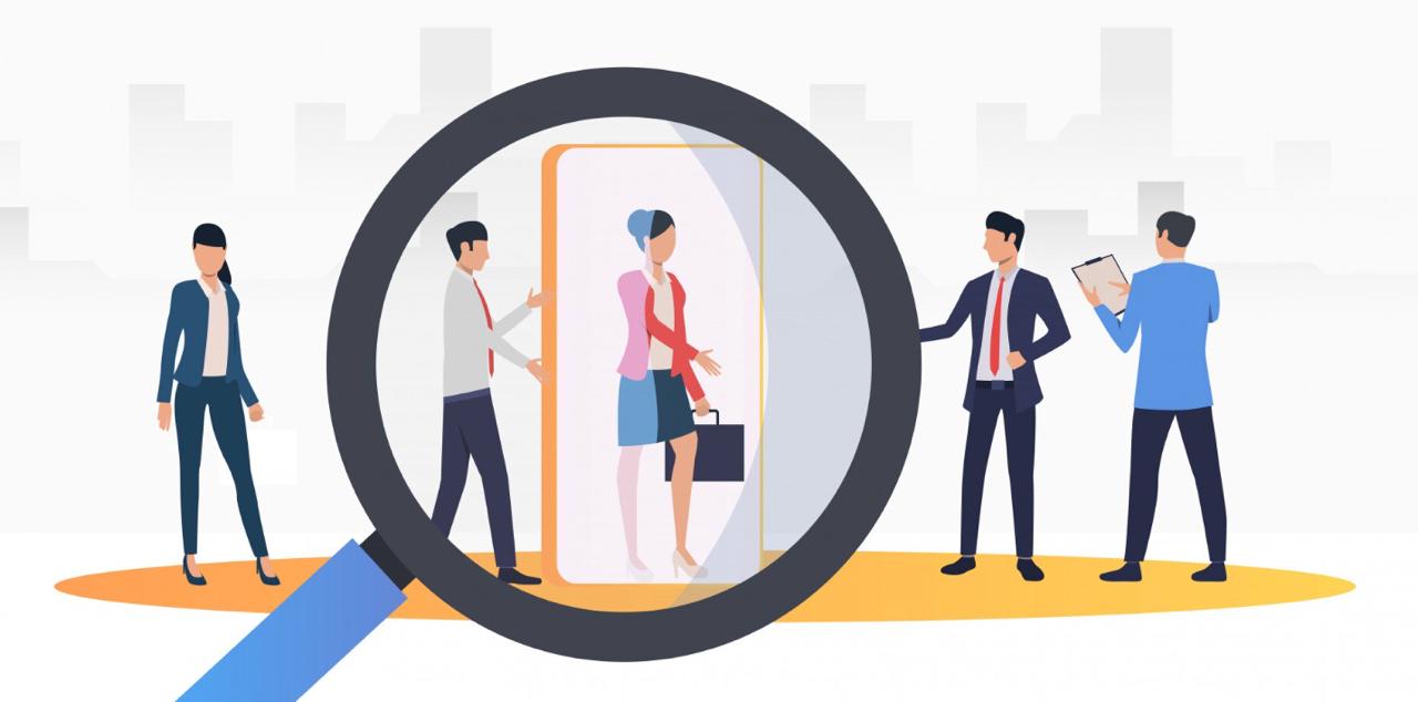 JDT leadership working with candidates